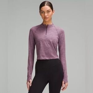 Lululemon Swiftly Tech Mockneck Half Zip 2.0 *Race Length Grape Thistle